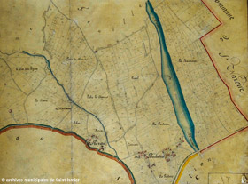 Cadastre Napolonien de 1854 des archives municipales de Saint-Ismier