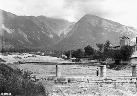 1891 - Le torrent du Manival dans la plaine.