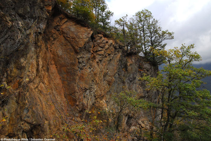 Niche d'arrachement des Ruines de Schilienne