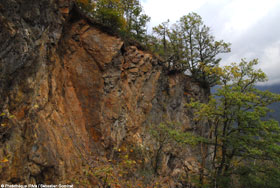 Niche d'arrachement des Ruines de Schilienne