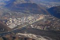 Vue arienne du site industriel de Jarrie