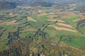 Vue arienne du plateau de Sinard