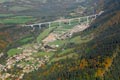 Vue arienne du Viaduc de l'A51