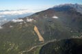 Vue arienne des Ruines de Schilienne