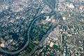 Vue arienne du campus de Grenoble (Saint Martin d'Hres)