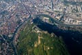 Vue arienne de Grenoble