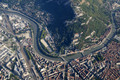 Vue aérienne de Grenoble