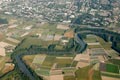 Vue arienne de l'Isre en amont de Grenoble