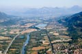 Vue arienne de l'Isre - Haut Grsivaudan