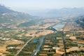 Vue aérienne de l'Isère - Haut Grésivaudan