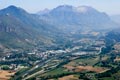 Vue arienne de l'Isre en Combe de Savoie