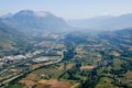 Vue arienne de l'Isre en Combe de Savoie