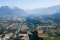 Vue arienne de l'Isre en Combe de Savoie