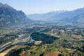 Vue arienne de l'Isre en Combe de Savoie