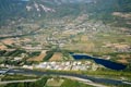 Vue arienne de l'Isre en Combe de Savoie