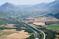 Vue arienne de l'Isre en Combe de Savoie