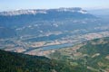 Vue arienne du barrage du Cheylas