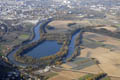 Vue arienne de l'Isre - boucle de Gires