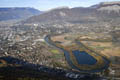 Vue arienne de l'Isre - boucle de Gires