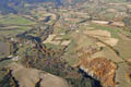Vue aérienne du glissement de terrain du Serre des Bayles