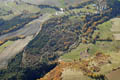 Vue aérienne du glissement de terrain du Serre des Bayles