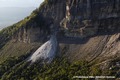 Cne d'boulis au pied de la face nord du Granier form par les 5 boulements d'avril-mai 2016