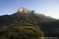 Le plateau des Petites-Roches domin par la Dent de Crolles