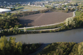 Vue arienne de l'Isre dans le secteur de Pr Pichat  Crolles