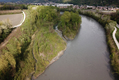 Vue arienne de l'Isre dans le secteur de Pr Pichat  Crolles