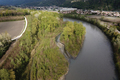 Vue arienne de l'Isre dans le secteur de Pr Pichat  Crolles