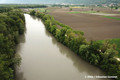 Vue arienne de l'Isre entre la boucle de la Taillat et la courbe de Grangeage  Meylan