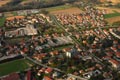 Vue arienne du torrent du Domnon