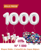 La 1000e �dition de Risques Hebdo est parue mardi 24  f�vrier 2026. Depuis plus de 20 ans, I�Institut des Risques Majeurs propose chaque semaine une veille � ses adh�rents. Cette 1000e �dition cr�e l'occasion de faire un point sur cette publication phare de l'IRMa. 
Depuis plus de 20 ans, I�Institut des Risques Majeurs (IRMa) propose chaque semaine une veille � ses adh�rents. Un outil majeur pour maintenir ses connaissances et renforcer la culture du risque sur les territoires

Cette 1000e �dition cr�e l'occasion de faire un point sur cette publication phare de l'IRMa. 
Les chiffres clefs de l�ann�e 2025
- 1800 articles qui ont �t� propos�s avec une moyenne de 40 liens chaque semaine.
- 360 sources diff�rentes ont �t� cit�es avec une moyenne de 26 sources diff�rentes par envoi, refl�tant une grande pluralit� des sources d�information et des informations locales, nationales et internationales
- Les risques les plus �voqu�s ont �t� les inondations (34%), les feux de for�t (12%) et les s�ismes (10%). 
- Les trois rubriques les plus mentionn�es : �v�nements monde - Initiatives locales et bonnes pratiques et Sciences.

Quelles sont les informations collect�es par �  Risques Hebdo � ? 

La veille �Risques Hebdo� est outil majeur de l�analyse et de diffusion de l�information sur les risques qui fa�onnent nos territoires. Chaque semaine, l�actualit� des risques majeurs est envoy�e par mail.
Pr�vention des risques, gestion de crise, r�silience, partage d�exp�riences, m�moire des catastrophes, avis d�expert, � Risques Hebdo � s�int�resse � tous les sujets sur les risques majeurs. 
Des initiatives locales, des bonnes pratiques, de l�information juridique, des articles scientifiques, des interviews, une s�lection de contenus multim�dias locaux, nationaux ou internationaux vous permettent ainsi de mieux comprendre les probl�matiques et enjeux des risques majeurs et de d�velopper votre culture du risque.

Cette veille n�est pas seulement de la collecte d�informations : c�est une analyse active des signaux faibles et des discours publics qui fa�onnent la perception et la compr�hension des risques.
Retrouver les anciens num�ros : https://www.irma-grenoble.com/05documentation/08revue_presse_index.php

Comment m�abonner � � Risques Hebdo � ? 

�Risques Hebdo� joue aussi un r�le strat�gique pour ceux qui animent un r�seau, en favorisant le maintien des connaissances de leurs collaborateurs et en consolidant la culture du risque au sein de leur organisation (�lus, agents�).

Risques Hebdo s�adresse aux adh�rents de l�Institut des Risques Majeurs, mais aussi � toutes celles et ceux int�ress�s par ces sujets. 
Pour la recevoir - 2 possibilit�s :

Je profite du test � d�couverte � offert de 45 jours : https://www.irma-grenoble.com/10comptes/inscription.php

J�adh�re � l�Institut des Risques Majeurs avec l�avantage de pouvoir inscrire plusieurs collaborateurs de mon organisation : https://www.irma-grenoble.com/02institut/03adhesion_index.php

Un grand merci � toutes celles qui ont �uvr�s � sa fabrication et sa diffusion depuis la 1ere �dition. 
