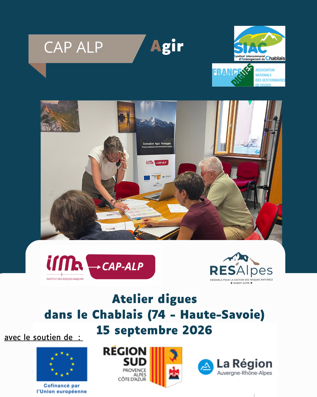 Tester, partager, améliorer : retour sur un atelier de gestion des digues à Thonon-les-Bains (74 - Haute-Savoie)