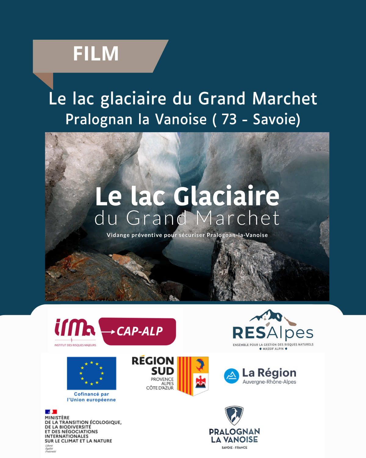 EN VIDEO : Le lac Glaciaire du Grand Marchet - Vidange préventive pour sécuriser Pralognan-La-Vanoise