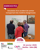 Dans le cadre du parcours de formation port� par la Communaut� d�Agglom�ration des Portes de l�Is�re, l'Institut des Risques Majeurs a anim� un exercice de gestion de crise � Succieu le 16 janvier.

Sur le th�me d'un accident de camion transportant des mati�res dangereuses et d'un  gros orage, cet exercice a permis de tester le Plan Communal de Sauvegarde. Il a suscit� une forte implication des �lus et des agents. Le programme se poursuivra en 2026 avec de nouvelles actions de sensibilisation pour les nouveaux �lus