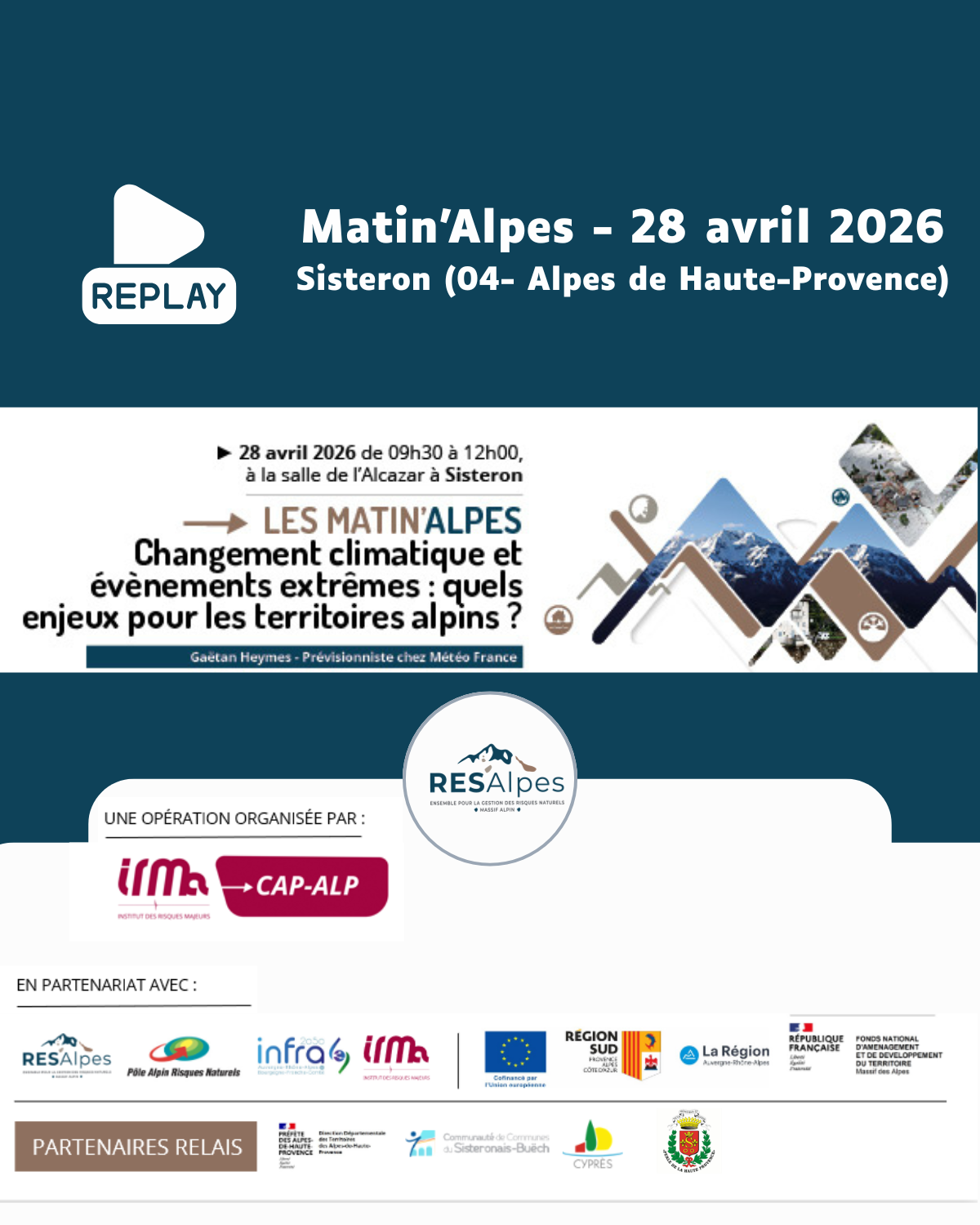Vrai succ�s pour la 2eme Matin�Alpes de l�IRMa organis�e le 28 avril 2026 � Sisteron !
