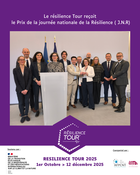 � l�occasion de la c�r�monie de remise des prix de la Journ�e Nationale de la R�silience (JNR) 2025, organis�e au Minist�re de l'Int�rieur, le R�silience Tour a �t� r�compens� ce vendredi 19 d�cembre pour son engagement et son action en faveur de la culture du risque.

Cette nouvelle distinction, remise par Laurent Nu�ez, Ministre de l'Int�rieur, en pr�sence de Mathieu Lef�vre, Ministre d�l�gu� charg� de la transition �cologique salue une d�marche collective et mobilisatrice port�e par de nombreux partenaires et acteurs de la pr�vention des risques et de la pr�paration aux crises.

La Journ�e Nationale de la R�silience a compt� plus de 15 000 actions r�parties sur l'ensemble du territoire en 2025. Une d�marche initi�e depuis 2022 � laquelle le R�silience Tour contribue chaque ann�e.

▶️ Bilan de cette 4e �dition du R�silience Tour organis�e du 1er octobre au 12 d�cembre 2025 :

▪ 10 �tapes dans 12 d�partements
▪ Une centaine d�actions men�es sur le terrain
▪ Plus de 200 partenaires locaux mobilis�s
▪ Plus de 9 000 participants sensibilis�s

�lus, agents territoriaux, scolaires, �tudiants, associations, citoyens, entreprises, acteurs de la s�curit� civile : cette ann�e d�montre une fois de plus que la r�silience se construit collectivement, par l�information, l�exp�rimentation et l�engagement de terrain.

Un grand merci � l�ensemble des personnes mobilis�es sur leurs territoires pour cette 4e �dition en Loire, Pas-de-Calais, Gers, Ille-et-Vilaine, Moselle, Nord, Guadeloupe, Guyane, Charente, Charente-Maritime, Oise et Is�re.

Merci �galement aux 11 partenaires nationaux du R�silience Tour 2025 pour leur appui pr�cieux :
AITF National - Le r�seau unique des Ing�nieur.e.s et des Ing�nieur.e.s en Chef Territoriaux � AMARIS � ANCCLI (F�d�ration nationale des CLI) � Association Pr�vention MAIF � F�d�ration nationale de la Protection Civile fran�aise � Icsi - Institut pour une culture de s�curit� industrielle � Institut Fran�ais des Formateurs Risques Majeurs et protection de l'Environnement � Mairie 2000 � M�t�o-France � Association RESILIANCES � Smacl Assurances

Ensemble face aux risques majeurs !

Une d�marche port�e par l�Association fran�aise pour la pr�vention des catastrophes naturelles et technologiques (AFPCNT) et l�Institut des Risques Majeurs (IRMa), avec le soutien du Minist�res Ecologie, Territoire, Transports, Ville et Logement.