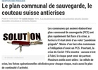 'Les communes qui avaient labor leur plan communal de sauvegarde (PCS) ont plus rapidement fait face  la crise, a fortiori sil tait dot dun volet 'pandmie grippale'. Moins dun tiers des communes a lobligation davoir un PCS. Pourtant, la crise du Covid-19 le montre : aucune nest  labri, le risque peut venir de partout.(...) La gestion de crise, mme si elle fait appel au bon sens, ne simprovise pas.  La prvention des risques et la gestion de crise devraient faire partie du socle minimal de formation des lus en dbut de mandat, juge Franois Giannoccaro. Mais, aujourdhui, seuls 5 000 des 600 000 lus du pays se forment, toutes thmatiques confondues, et trs peu  ces problmatiques.  '
Source La gazette des communes