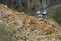 Eboulement sur la RD 199  l'Est du col de la Bataille