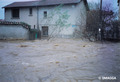 Crue du Garon à Brignais - inondation au niveau des anciens bureaux du syndicat