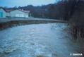 Crue du Garon au niveau du Pont de la Leve  Brignais