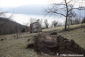 Eboulement au hameau des Granges  Brison-Saint-Innocent (Savoie)