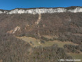 Eboulement au hameau des Granges  Brison-Saint-Innocent (Savoie)