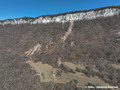 Eboulement au hameau des Granges  Brison-Saint-Innocent (Savoie)