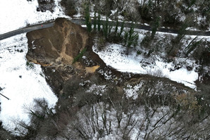 glissement de terrain - GERBAIX