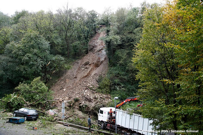 Glissement de terrain - Rue Saint Gerald