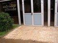 Crue du Garon et du Mornantet  Givors le 2 dcembre 2003 - inondation du palais des sports