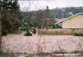Crue du Garon du 2 décembre 2003 - inondation des lotissements de Montagny le bas vue depuis Grigny