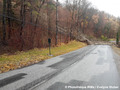 Glissement de terrain sur la RD 8b suite au passage de la tempte Eleanor